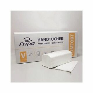 Falthandtcher Fripa 4042102, 25cmx23cm, wei, 20x160 Stck