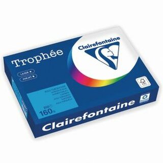 Farbpapier - Trophee - 1022C - A4 - 160 g/m - karibikblau - 250 Blatt