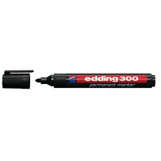 Permanentmarker edding 300, Rundspitze, Strichstärke:...