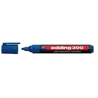Permanentmarker edding 300, Rundspitze, Strichstärke:...