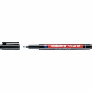 OHP-Stift edding 142 M, wasserfest, Strichstrke: 1mm, schwarz