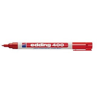Permanentmarker edding 400, Rundspitze, Strichstärke:...