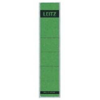 Rückenschilder Leitz 1643, kurz / schmal, grün, 10 Stück