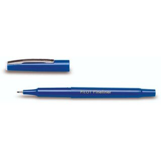 PILOT Fineliner SW-PPF 4103003, mit Kappe, 0,4 mm, blau