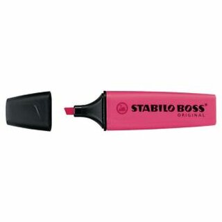Textmarker Stabilo Boss Original 70/56, Strichstrke: 2-5mm, nachfllbar, pink