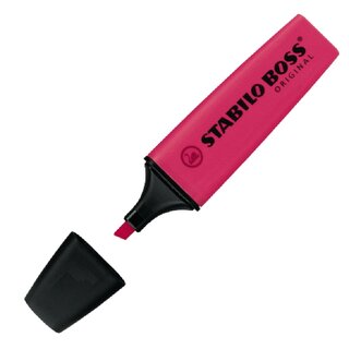 Textmarker Stabilo Boss Original 70/56, Strichstrke: 2-5mm, nachfllbar, pink