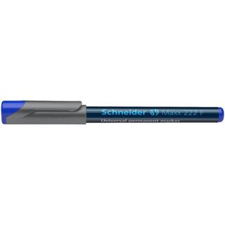 OHP-Stift Schneider Maxx 222F, wasserfest, Strichstrke: 0,7mm, blau