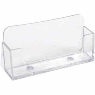 Visitenkartenhalter Exacompta, DIN A8, 1 Fach, transparent