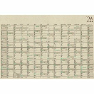 Bühner Plakatkalender GHP14GL, 14 M/1S, 98x67cm,...