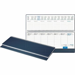 Bhner Tischquerkalender TQRPV Romulus, 1W/2S, 30,7x13,5cm, PVC, 2026