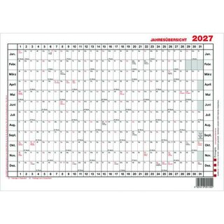 G�ss Plakatkalender Nr. 1, Jahresplaner, 12 Monate, 20 x...