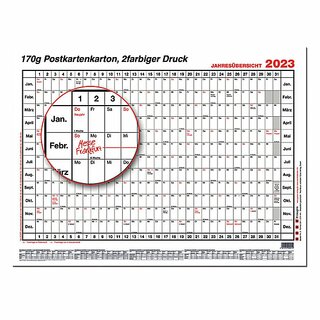 G�ss Plakatkalender Nr. 1, Jahresplaner, 12 Monate, 20 x 15cm (A5), 2027