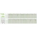 Zettler Urlaubsplaner 992 Recycling, faltbar, 100 x 29,7...