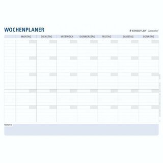 Staedtler Plakatkalender 641 Lumocolor, abwischbar, A1