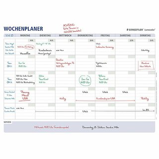 Staedtler Plakatkalender 641 Lumocolor, abwischbar, A1