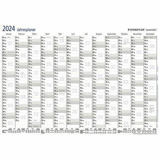 Staedtler Plakatkalender 641 Lumocolor, 12 Monate, abwischbar, 42 x 29,7cm, 2027