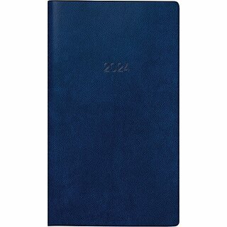 Brunnen Taschenkalender 1075028306, 1M/1S, 8,7 x 15,3cm, blau, 2027