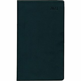 Zettler Taschenkalender 540, 1W/1S, Softcover, 9,5 x 17cm, schwarz, 2026