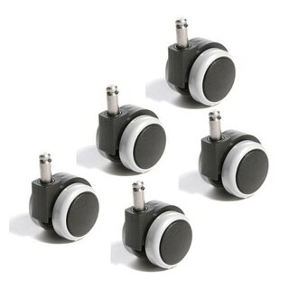 Topstar Hartboden-Rollen 6990-3, 10mm, schwarz, 5 Stück