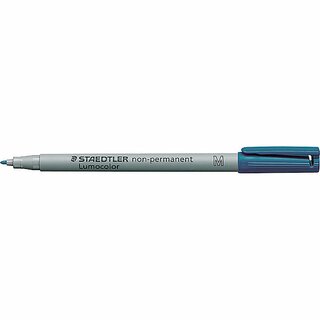 OHP-Stift Staedtler Lumocolor 315M, wasserlslich, Strichstrke: 1,0mm, blau