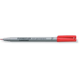 OHP-Stift Staedtler Lumocolor 316F, wasserlslich, Strichstrke: 0,6mm, rot