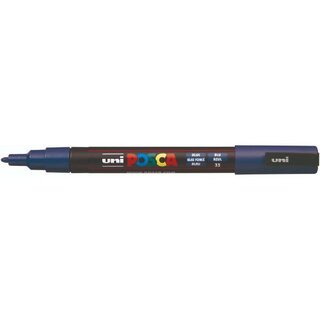 Uni Permanentmarker UNI POSCA PC3M blau 0,9-1,3mm
