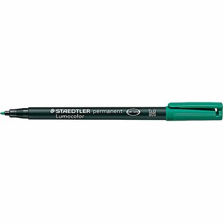 OHP-Stift Staedtler Lumocolor 317M, wasserfest, Strichstrke: 1,0mm, grn