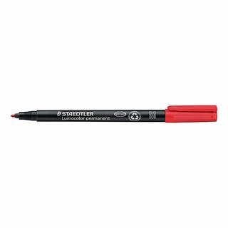 OHP-Stift Staedtler Lumocolor 317M, wasserfest, Strichstrke: 1,0mm, rot