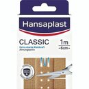 Hansaplast 1009227 Pflaster Classic, 6 cm x 1 m