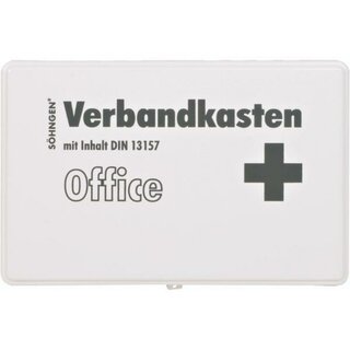 Verbandkasten KIEL Office, Wandhalterung, gefllt, Inhalt: DIN 13157, wei