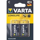 Batterie Varta LONGLIFE, Baby, C, LR14, 1,5V, 2 Stck