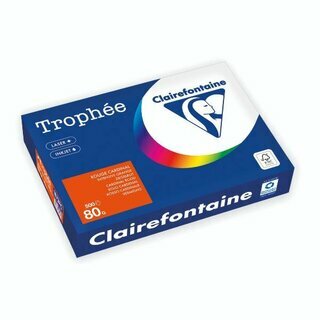 Kopierpapier Trophee 1873, A4, 80g, ziegelrot, 500 Blatt