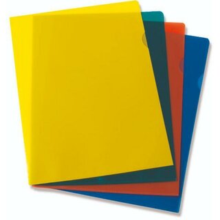 LANDS Sichthüllen A4 PP-Fol.genarbt sortiert 0,11mm 100...