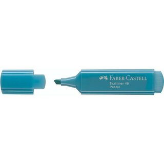 FABER-CASTELL Textmarker Textliner 46 154658, Pastel, Ksp., 1/2/5mm, trkis