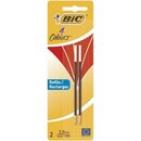 BIC Kugelschreibermine 929243, 0,4 mm, rot, 2 Stck