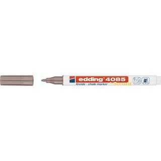 edding Kreidemarker, 4085 4-4085054, Rundspitze, 1-2mm, Schreibf.: silber