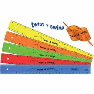 Lineal Standardgraph 9040, twist & swing, 30 cm, mm-Teilung, transparent