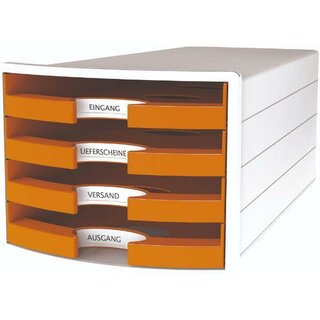 HAN IMPULS 2.0 Schubladenbox 1013-51, weiß/orange