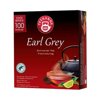 Teekanne Tee Earl Grey 100 Beutel