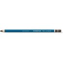 STAEDTLER Lumograph Graphit-Bleistift 100-8B, Blauer...