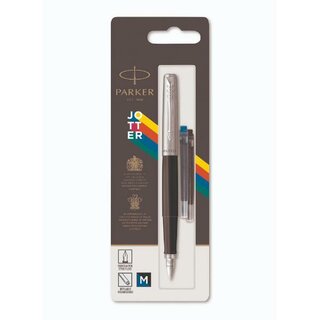 Parker Fllhalter JOTTER ORIGINAL S 2096430, fr Patronen, Schaftfarbe: schwarz