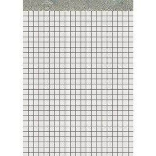 Notizblock Herlitz 100050291, kariert, A5, 60 g/qm, RC, 50 Blatt