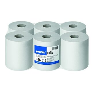 Softy-Papierreinigungstcher Profix 45019, 2-lagig, 220 mm, wei, 6x500 Blatt