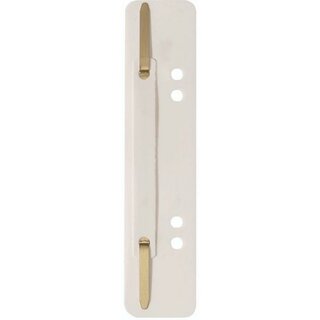 Elba Heftstreifen PP m.Kst.Deckl. weiß 35x150mm 100 Stück