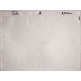 Debatin Dokumentasche, C4 ohne Druck LDPE, transparent,...