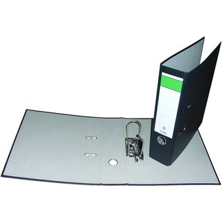 Ordner, Wolkenmarmorpapier, SK-Rückenschild, mit...