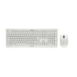 Cherry Dw3000 Maus/Tastatur Set Qwertz weiß/grau