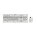 Cherry Dw3000 Maus/Tastatur Set Qwertz wei/grau