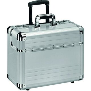 Alumaxx Omega Pilotenkoffer 48 x 23 x 38 cm, Trolley, Aluminium, Silber