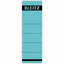 Rckenschilder Leitz 1642, kurz / breit, blau, 10 Stck